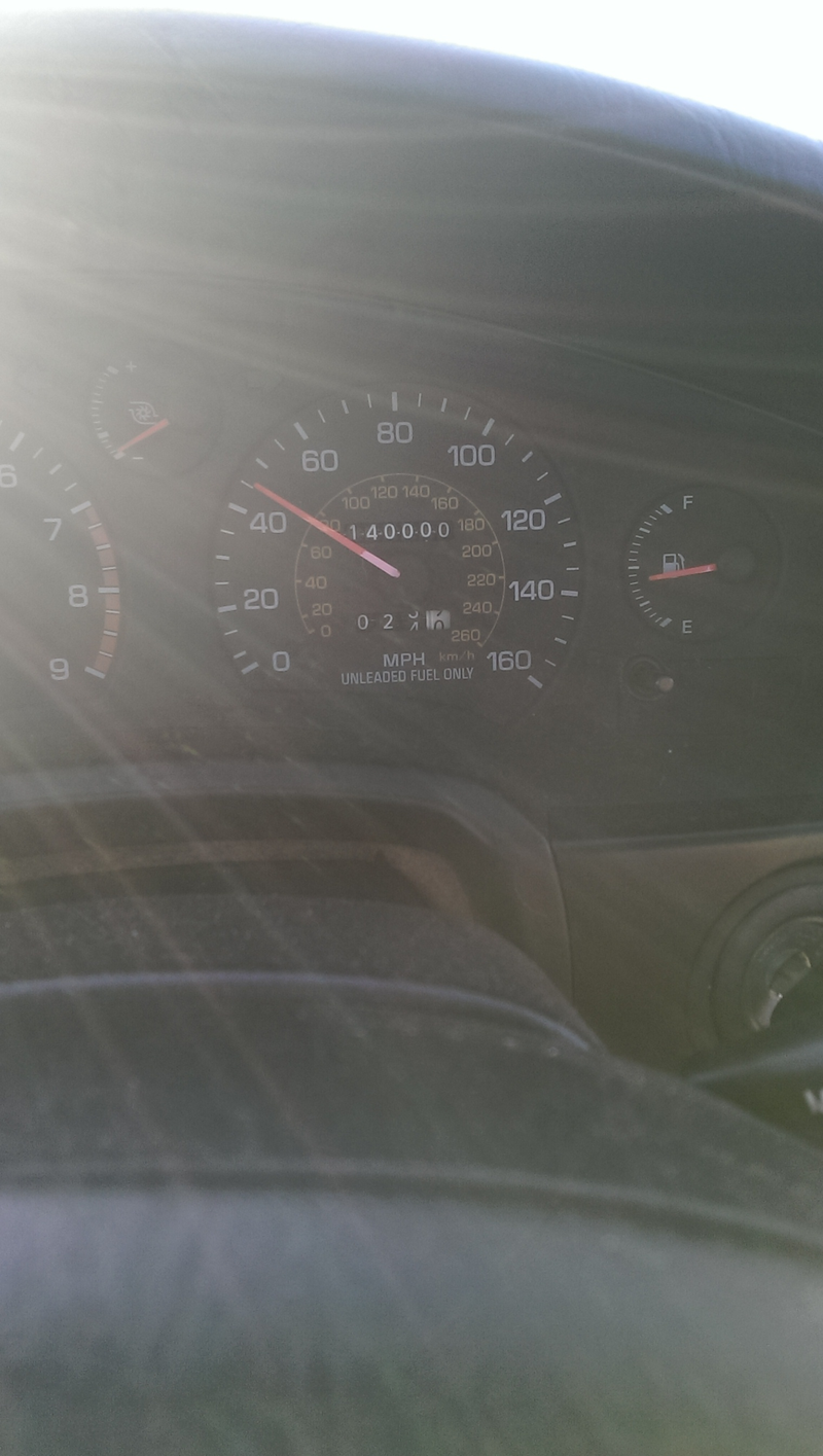 Illustration for article titled Broke 140k in the MR2 this morning. What's OPPO's odo at?